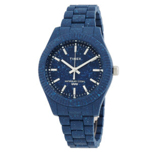 timex trend quartz blue dial men's watch tw2v37400jr