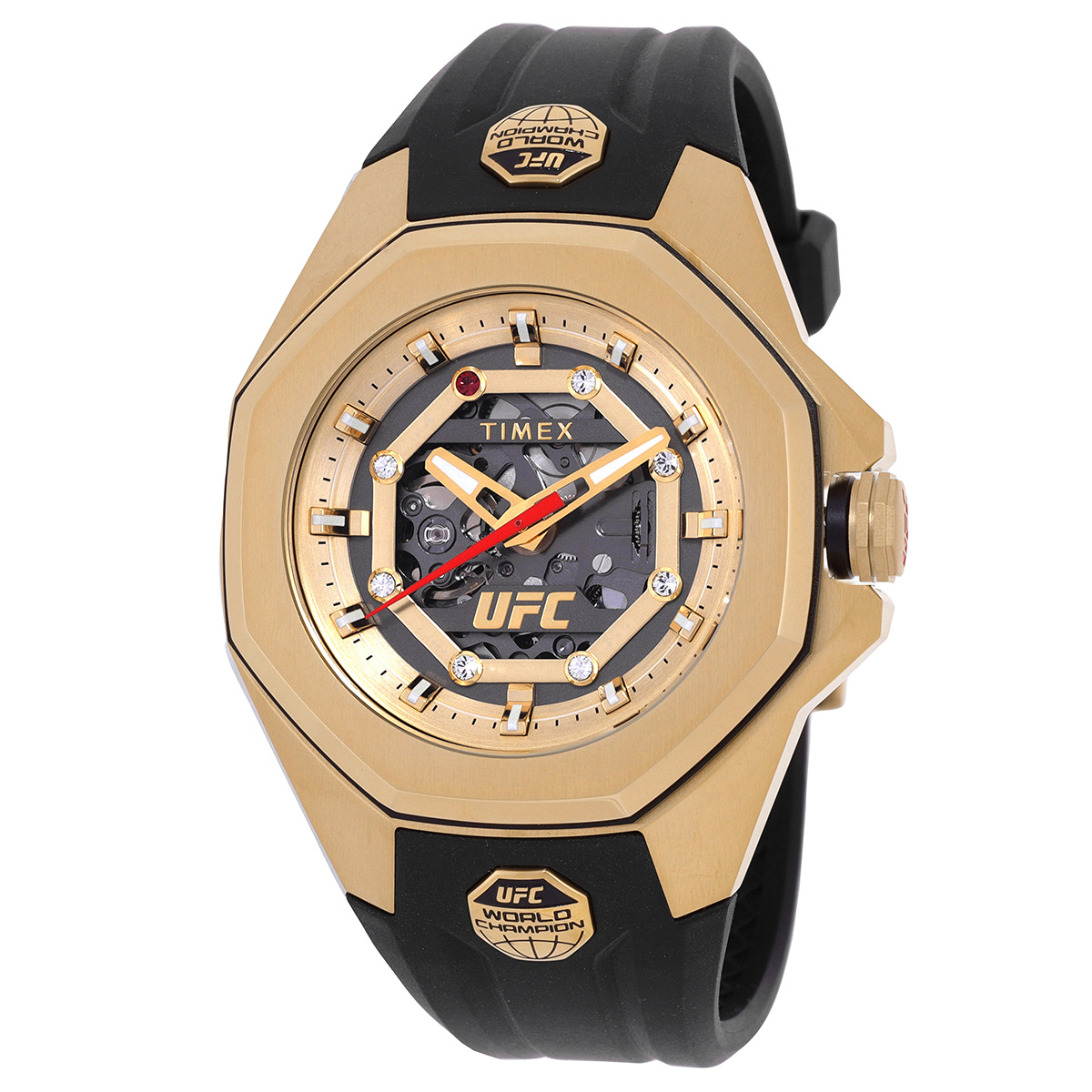 timex ufc pro automatic gold dial men's watch tw2v86500 timex ufc pro automatic gold dial men's watch tw2v86500
