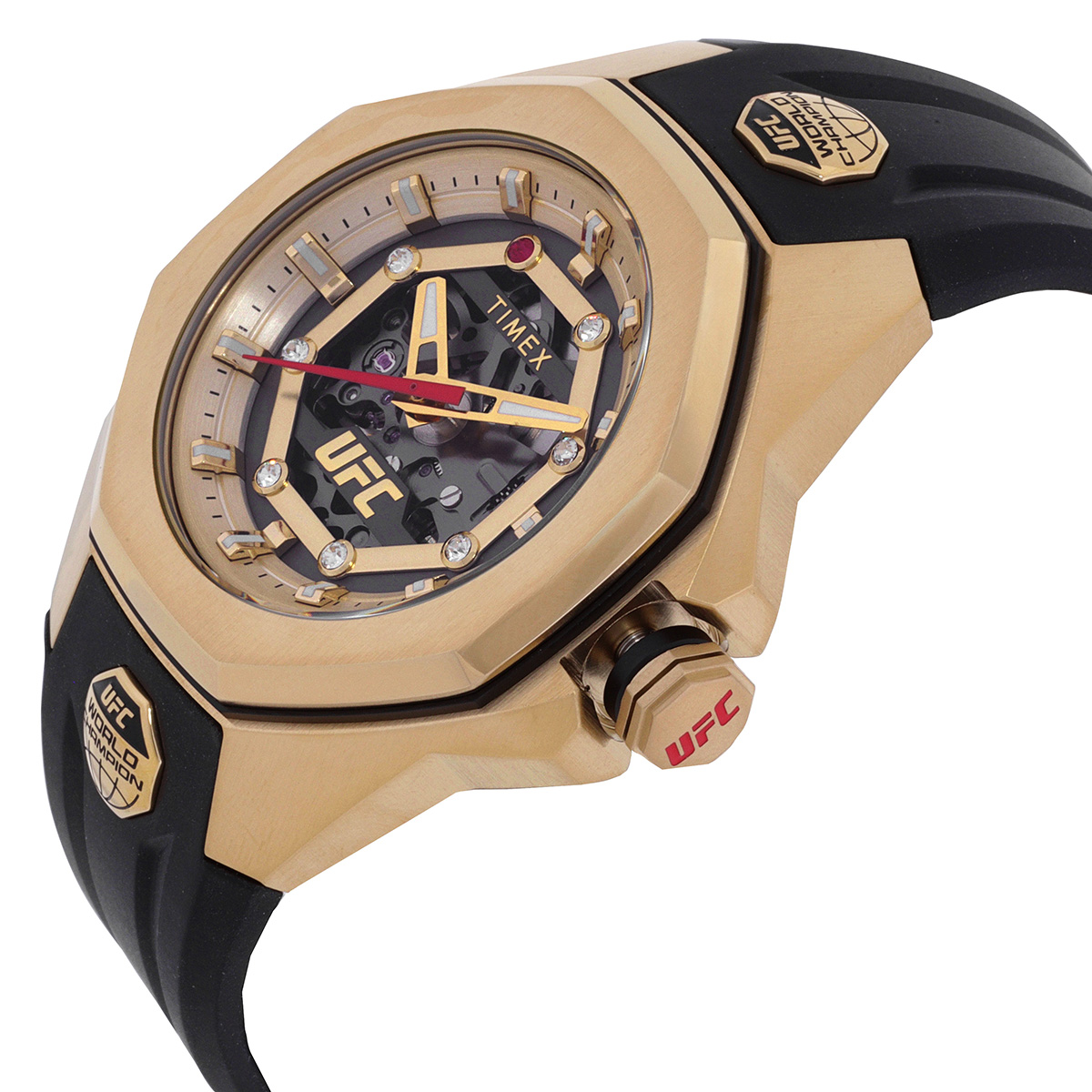 timex ufc pro automatic gold dial men's watch tw2v86500 timex ufc pro automatic gold dial men's watch tw2v86500
