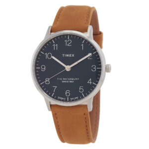 timex waterbury classic quartz blue dial men's watch tw2u97200
