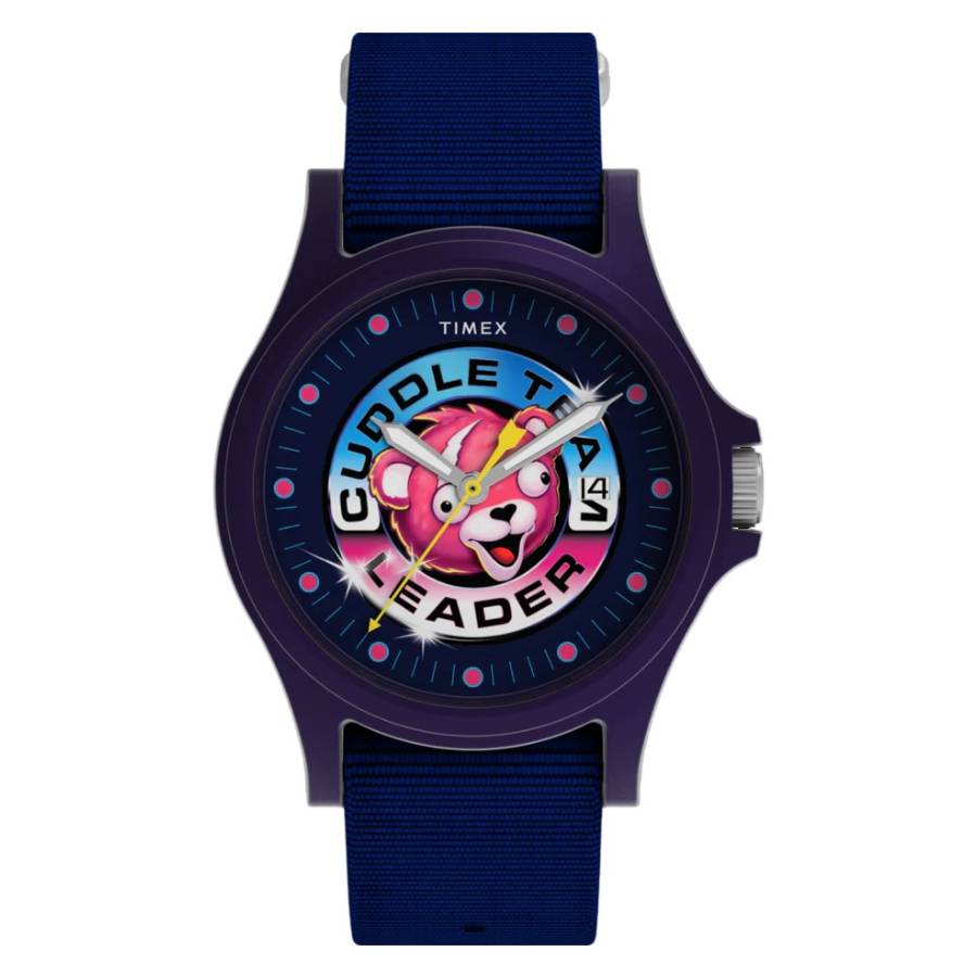 timex x fortnite acadia quartz blue dial men's watch tw2y46200 timex x fortnite acadia quartz blue dial men's watch tw2y46200