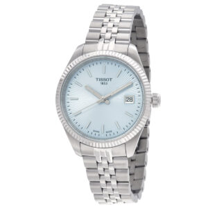 tissot ballade quartz ice blue ladies watch t1562101135100