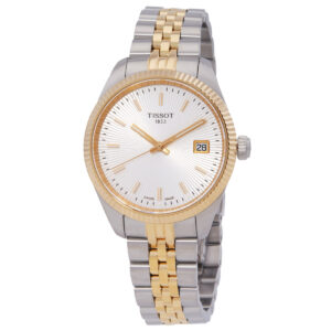 tissot ballade quartz silver dial ladies watch t1562102203100
