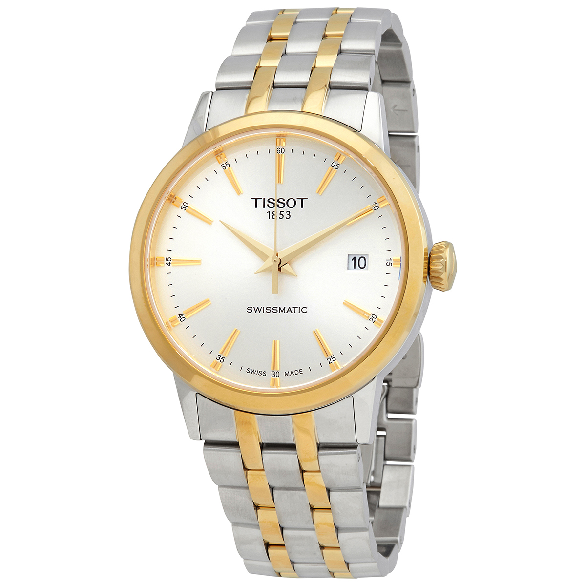 tissot classic dream automatic silver dial two tone men's watch t129.407.22.031.01 tissot classic dream automatic silver dial two tone men's watch t129.407.22.031.01