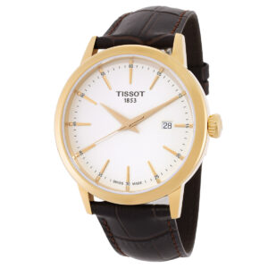 tissot classic dream quartz ivory dial watch t1294103626100