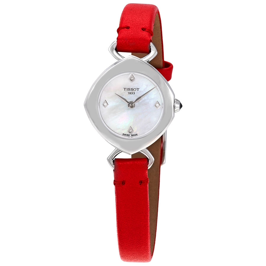 tissot femini t mother of pearl dial diamond ladies watch t113.109.16.116.00 tissot femini t mother of pearl dial diamond ladies watch t113.109.16.116.00