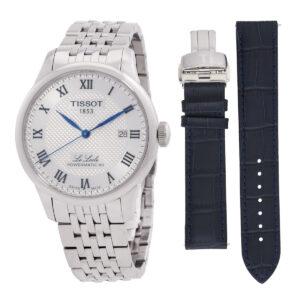 tissot le locle powermatic 80 20th anniversary silver dial men's watch t0064071103303