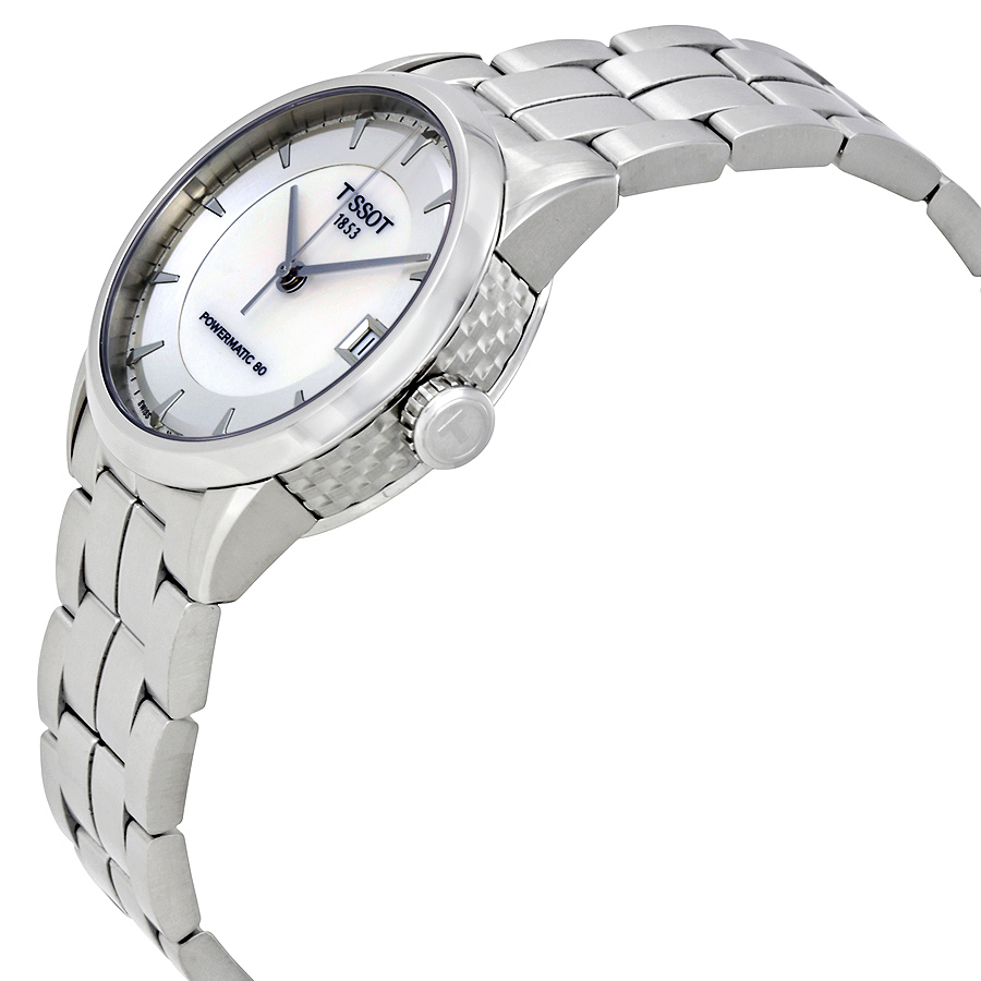 tissot luxury powermatic 80 mother of pearl ladies watch t0862071111100 tissot luxury powermatic 80 mother of pearl ladies watch t0862071111100