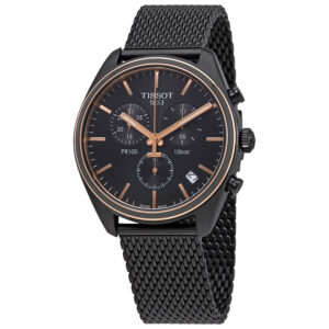 tissot pr 100 chronograph black dial men's watch t101.417.23.061.00