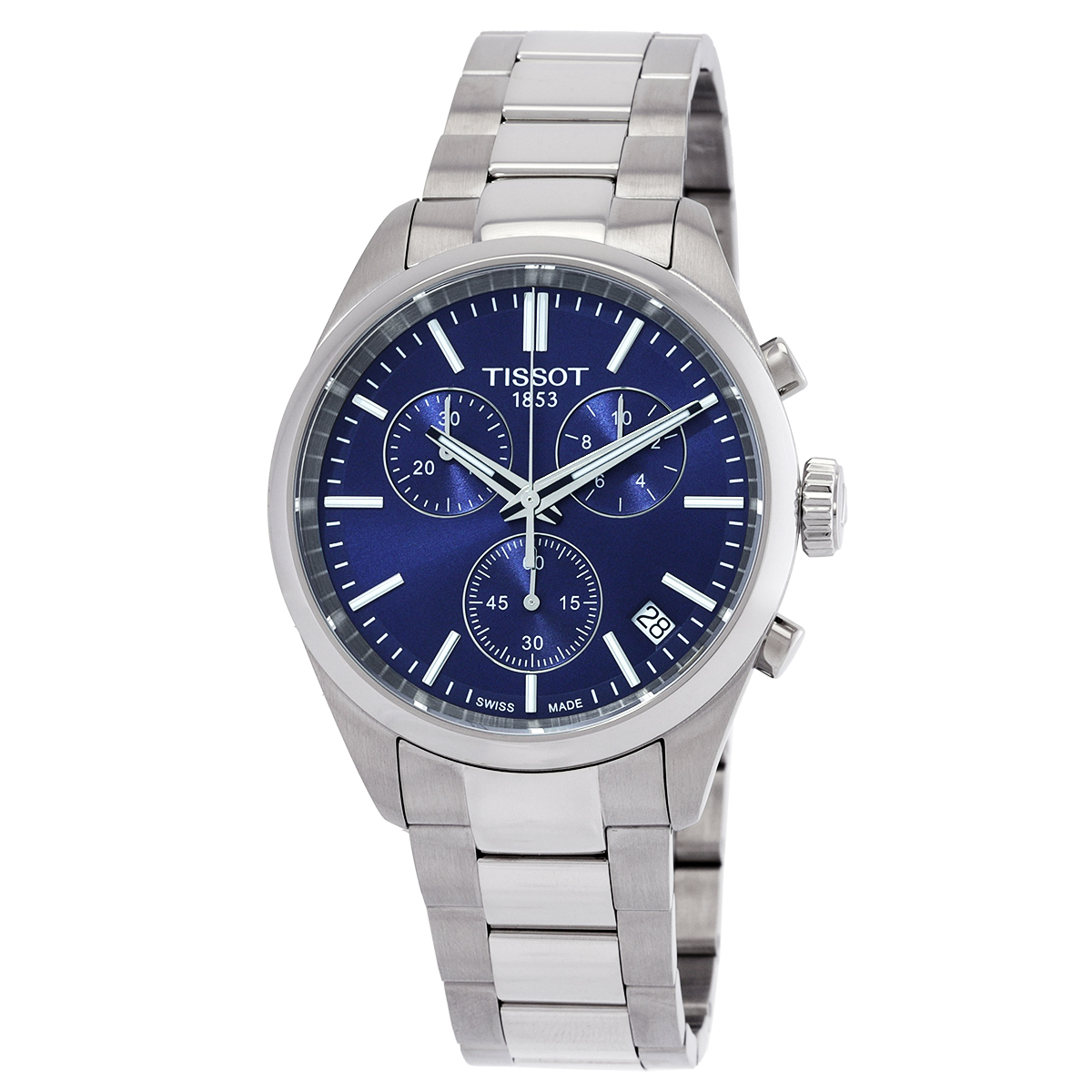 tissot pr 100 chronograph quartz blue dial men's watch t1504171104100 tissot pr 100 chronograph quartz blue dial men's watch t1504171104100