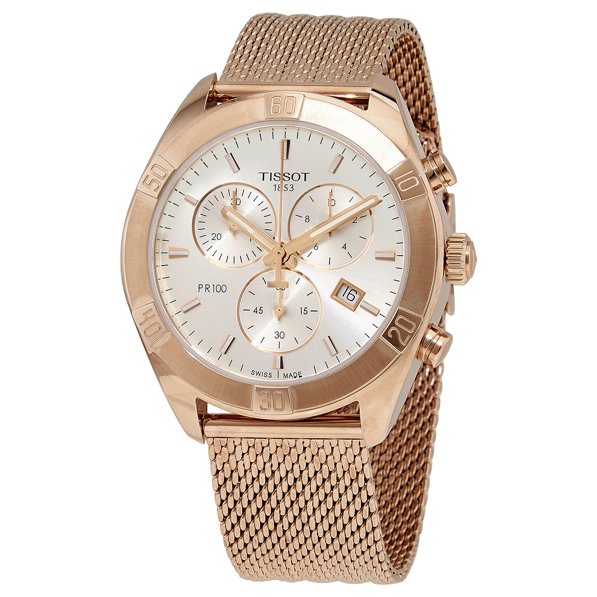 tissot pr 100 chronograph quartz silver dial men's watch t101.917.33.031.00 tissot pr 100 chronograph quartz silver dial men's watch t101.917.33.031.00