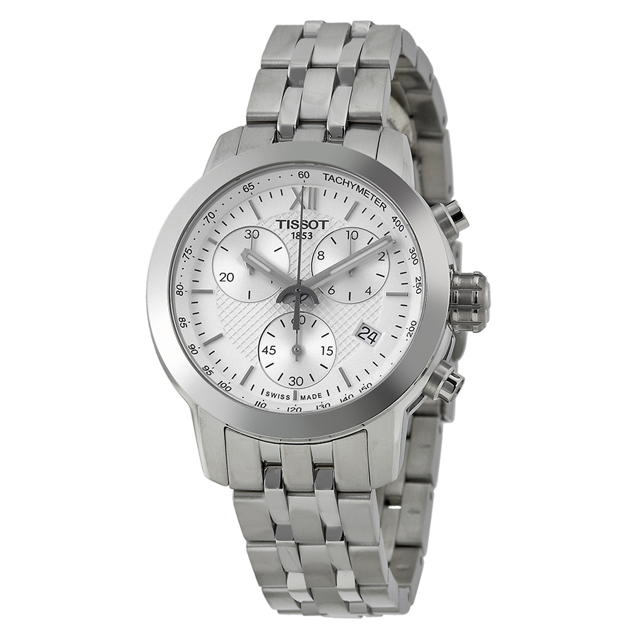 tissot prc200 chronograph white dial ladies watch t0552171101800 tissot prc200 chronograph white dial ladies watch t0552171101800