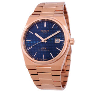 tissot prx automatic blue dial men's watch t1374073304100