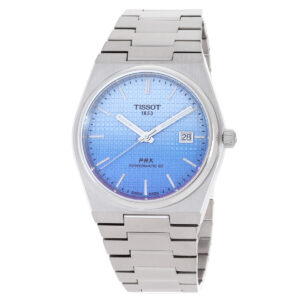 tissot prx powermatic 80 automatic blue dial men's watch t1374071135101