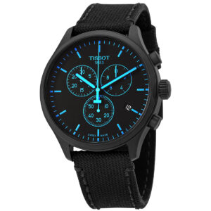 tissot chrono xl chronograph quartz black dial men's watch t1166173705100