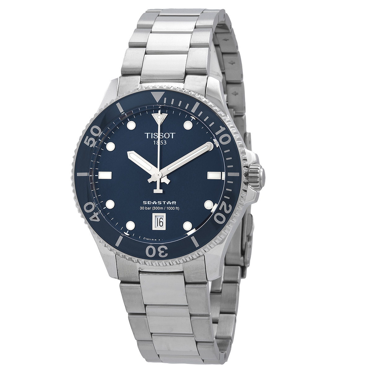 tissot seastar quartz blue dial men's watch t120.410.11.041.00 tissot seastar quartz blue dial men's watch t120.410.11.041.00