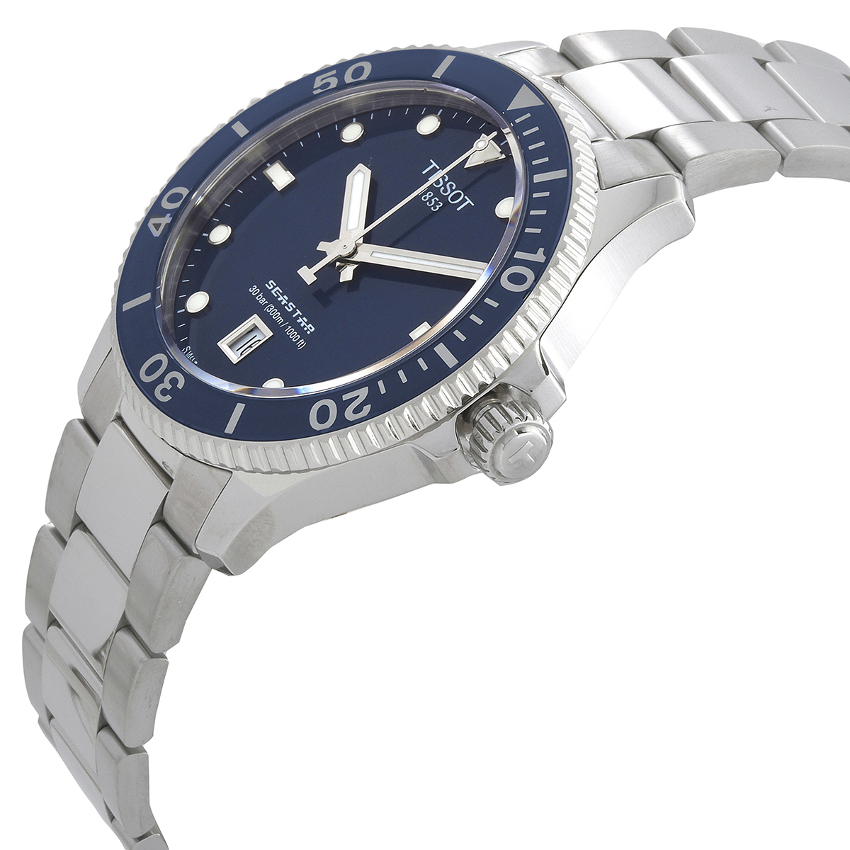 tissot seastar quartz blue dial men's watch t120.410.11.041.00 tissot seastar quartz blue dial men's watch t120.410.11.041.00
