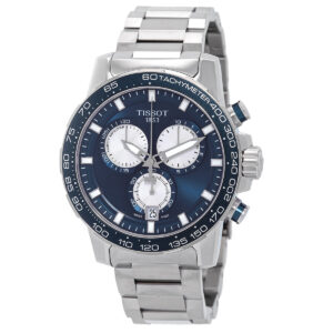 tissot supersport chronograph quartz blue dial men's watch t125.617.11.041.00