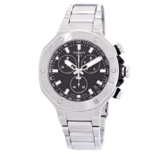 tissot t race chronograph quartz black dial men's watch t141.417.11.051.01