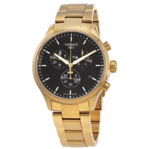 tissot t sport chronograph quartz black dial men's watch t116.617.33.051.00