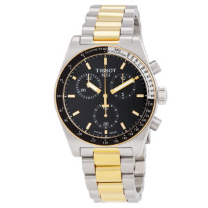 tissot t sport chronograph quartz black dial men's watch t149.417.22.051.00