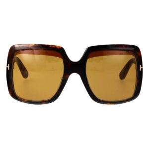 tom ford brown square ladies sunglasses ft1194 52e 55