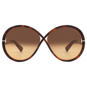tom ford edie brown gradient butterfly ladies sunglasses ft1116 53f 64
