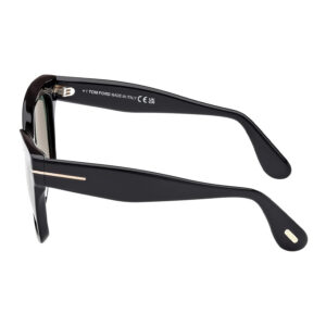 tom ford elvira polarized green cat eye ladies sunglasses ft1217 01r 55