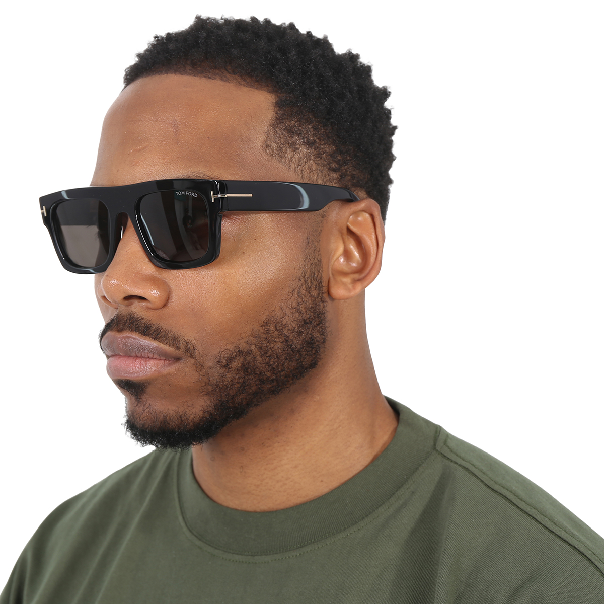 tom ford fausto smoke browline men's sunglasses ft0711 01a 53 tom ford fausto smoke browline men's sunglasses ft0711 01a 53