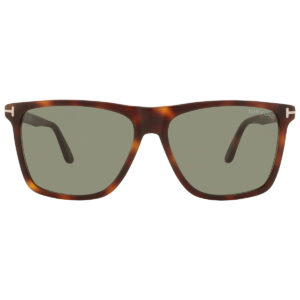 tom ford fletcher green square men's sunglasses ft0832 53n 59