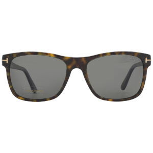 tom ford giulio polarized smoke square men's sunglasses ft0698 52d 59