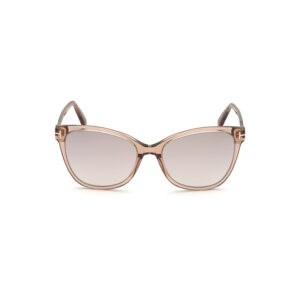 tom ford ani brown mirror cat eye ladies sunglasses ft0844 45g 58