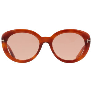 tom ford lily photochromatic pink oval ladies sunglasses ft1009 53y 55