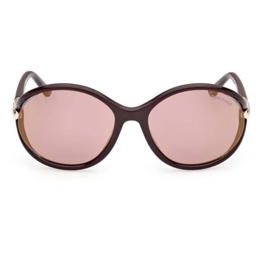 tom ford melody brown mirror oval ladies sunglasses ft1090 48z 59 tom ford melody brown mirror oval ladies sunglasses ft1090 48z 59