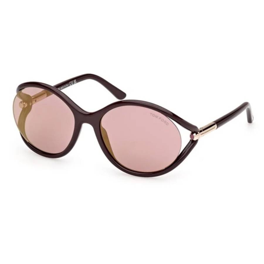 tom ford melody brown mirror oval ladies sunglasses ft1090 48z 59 tom ford melody brown mirror oval ladies sunglasses ft1090 48z 59