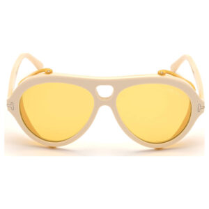 tom ford neughman amber pilot men's sunglasses ft0882 25e 60