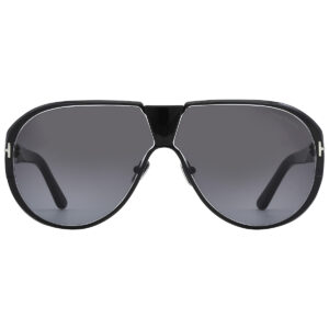 tom ford vincenzo smoke gradient pilot men's sunglasses ft1072 01b 64