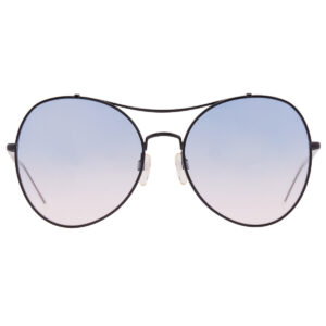 tommy hilfiger blue gradient pilot ladies sunglasses th 1668/s 0oy4/i4 59
