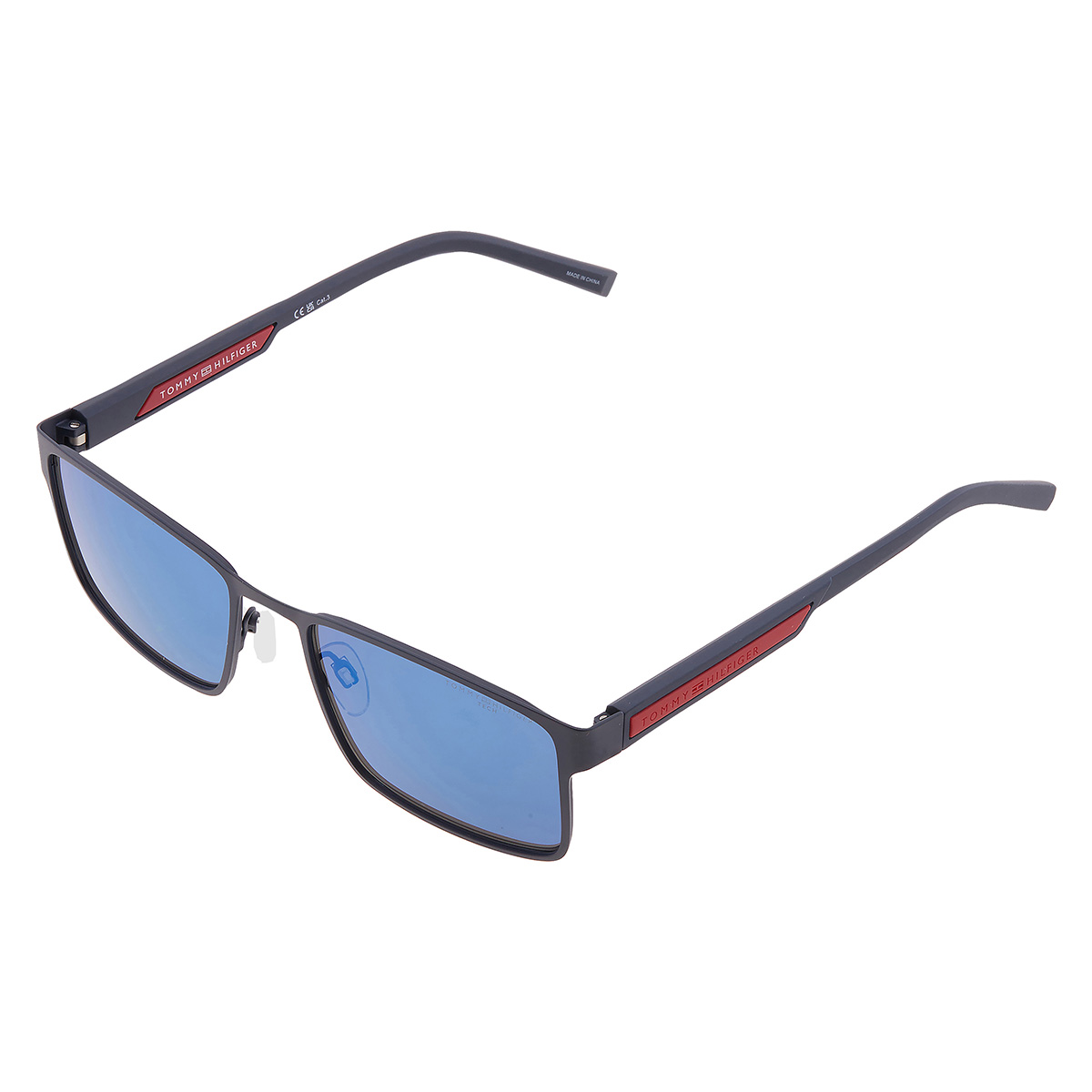 tommy hilfiger blue multilayer rectangular men's sunglasses th 2087/s 0fll/vi 57 tommy hilfiger blue multilayer rectangular men's sunglasses th 2087/s 0fll/vi 57