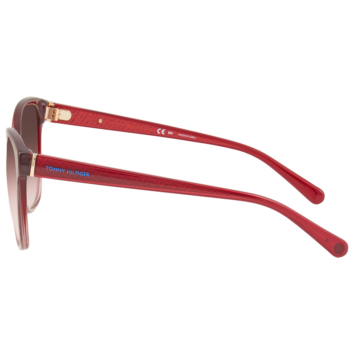 tommy hilfiger brown gradient square ladies sunglasses th1811s 0c9a 55/17 tommy hilfiger brown gradient square ladies sunglasses th1811s 0c9a 55/17