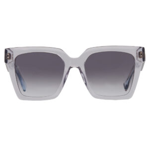 tommy hilfiger grey azure square ladies sunglasses th 2100/s 0kb7/gb 53