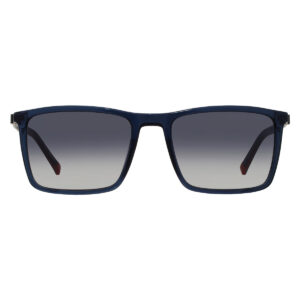 tommy hilfiger grey shaded rectangular men's sunglasses th 2077/s 0pjp/9o 55