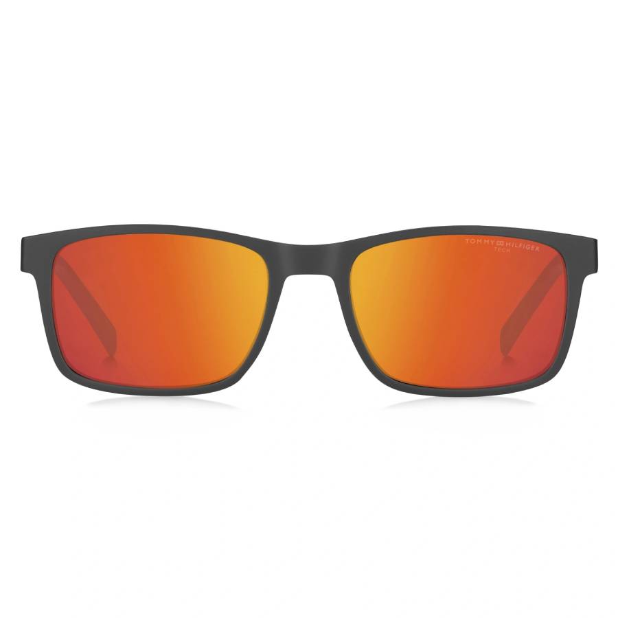 tommy hilfiger red multilayer square men's sunglasses th 2089/s 0fre/1z 56 tommy hilfiger red multilayer square men's sunglasses th 2089/s 0fre/1z 56