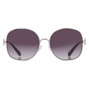 tory burch grey gradient round ladies sunglasses ty6112 32748g 56