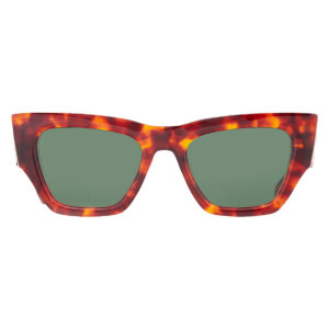 valentino garavani valentino sette green cat eye ladies sunglasses vls 166 b 52