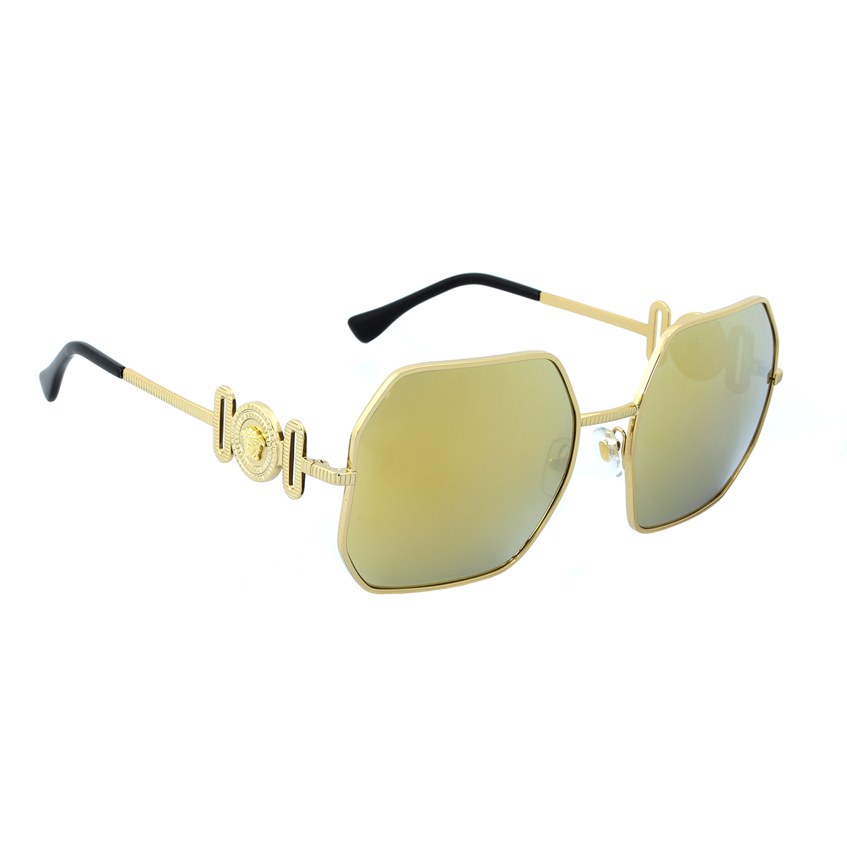 versace brown mirror gold irregular ladies sunglasses ve2248 10027p 58 versace brown mirror gold irregular ladies sunglasses ve2248 10027p 58