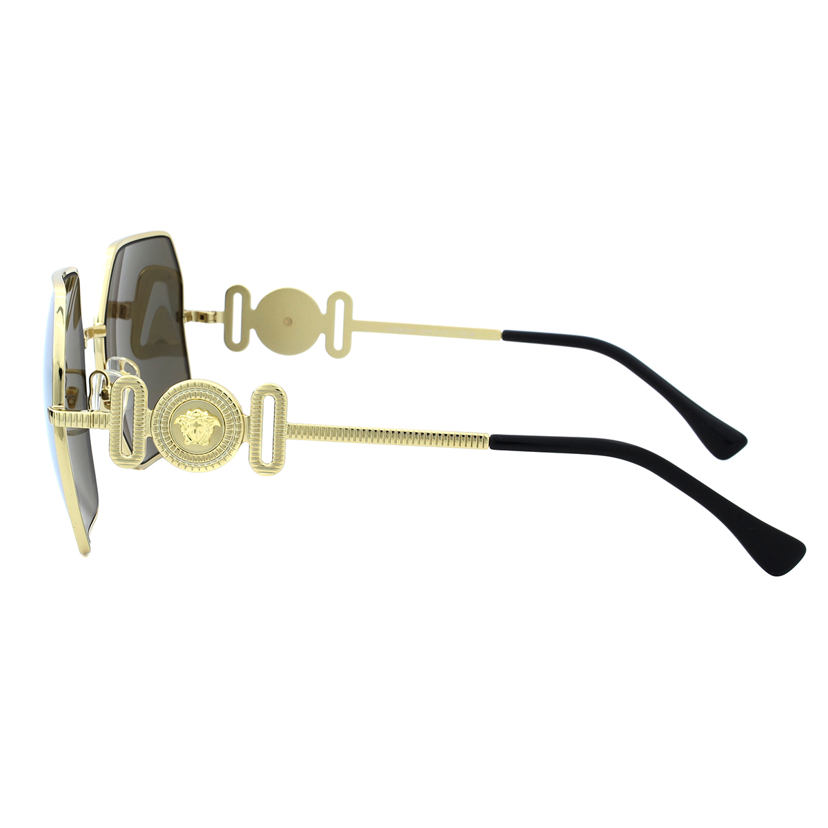 versace brown mirror gold irregular ladies sunglasses ve2248 10027p 58 versace brown mirror gold irregular ladies sunglasses ve2248 10027p 58