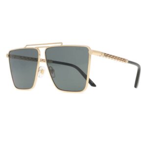 versace dark grey browline men's sunglasses ve2266 100287 64