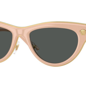 versace dark grey cat eye ladies sunglasses ve2273 549487 52