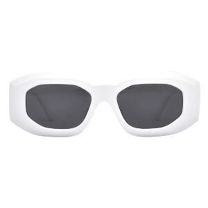 versace dark grey irregular men's sunglasses ve4425u 543887 53